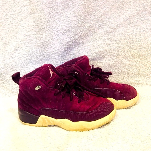 Nike Other - Air Jordan 12 Bordeaux Retro Suede Sneakers